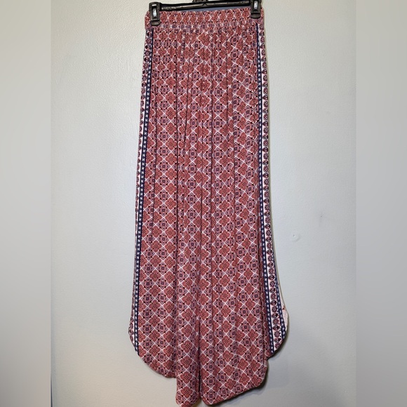 Japna Palazzo Wrap Around Open Leg Lounge Wear Boho Fly Away Pants Size Small - Picture 3 of 9